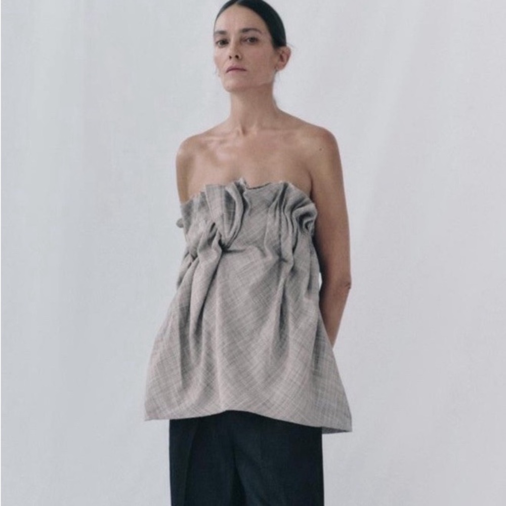 NWT Zara Strapless Top